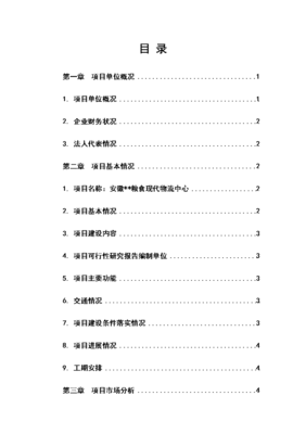 【糧食現(xiàn)代物流項(xiàng)目資金申請(qǐng)報(bào)告】.doc